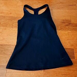 NIKE XS black racetrack tank